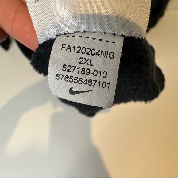 Vintage Nike Air Jordan  Flight Sweatshirt Adult XXL Black Red - Picture 6 of 12